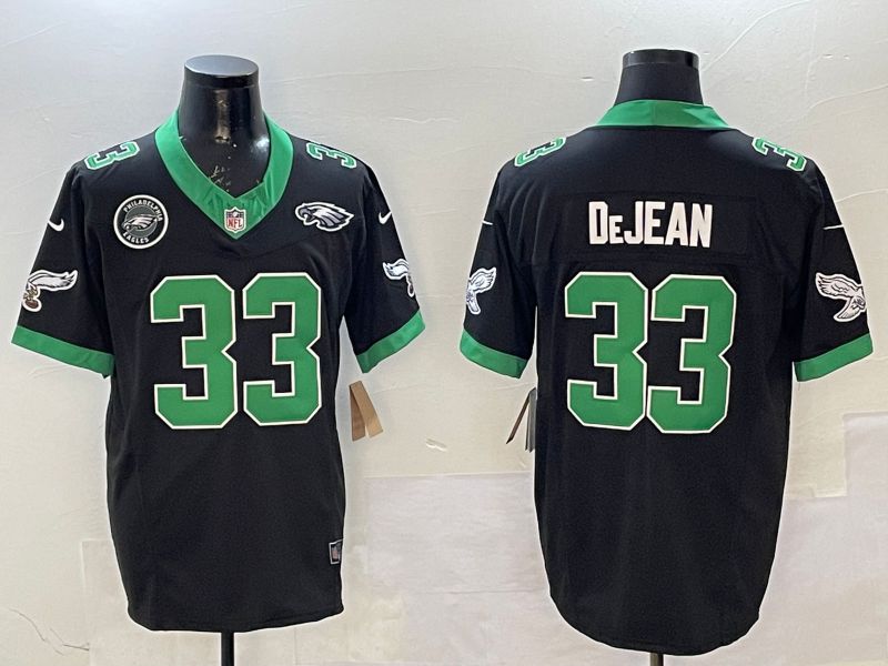 Men Philadelphia Eagles #33 DeJean Black Retro three generations 2025 Nike Limited NFL Jersey style 4->philadelphia eagles->NFL Jersey